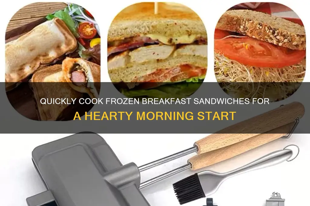 how do you cook frozen jimmy dean breakfast sandwiches