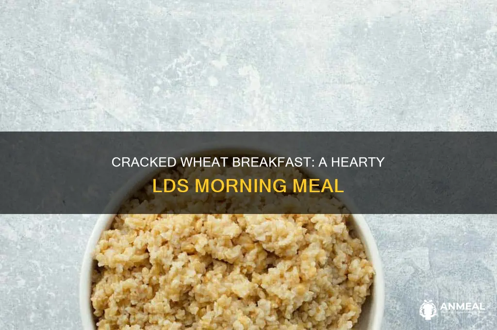 how do you cook lds cracked wheat for breakfast