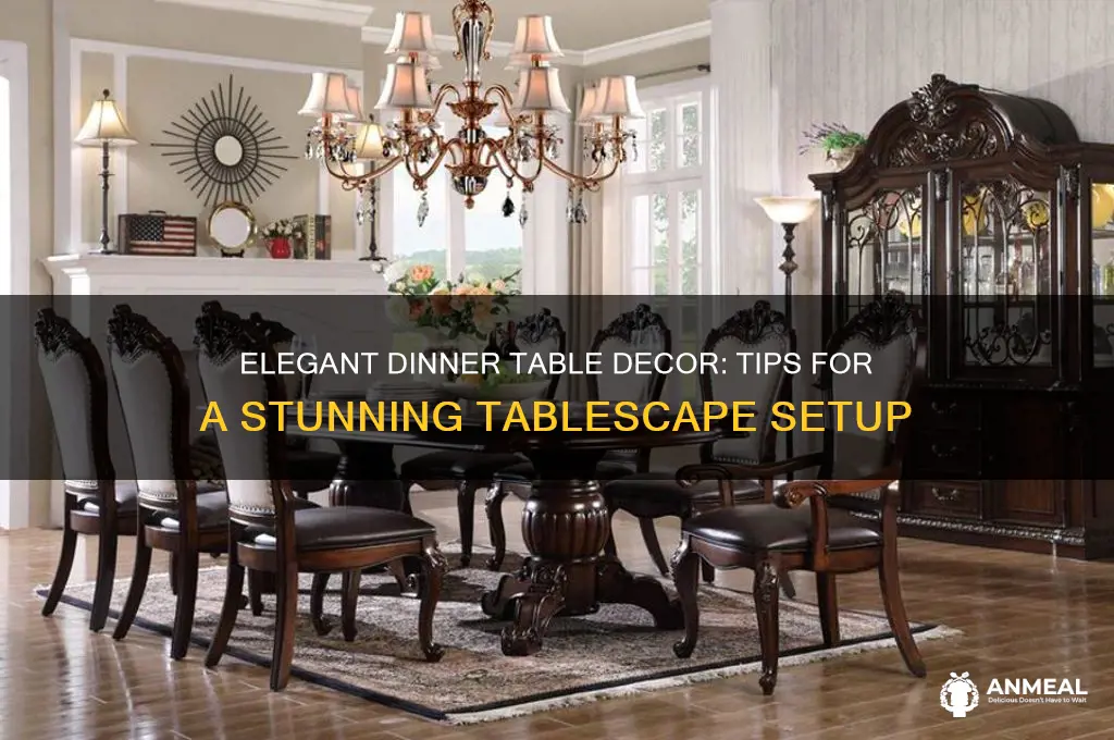 how do you decorate a dinner table