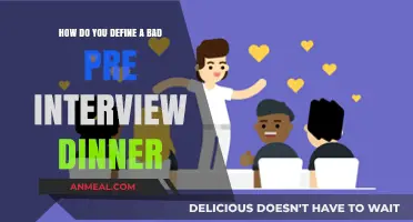 Avoiding Interview Disasters: What Makes a Pre-Interview Dinner Bad?