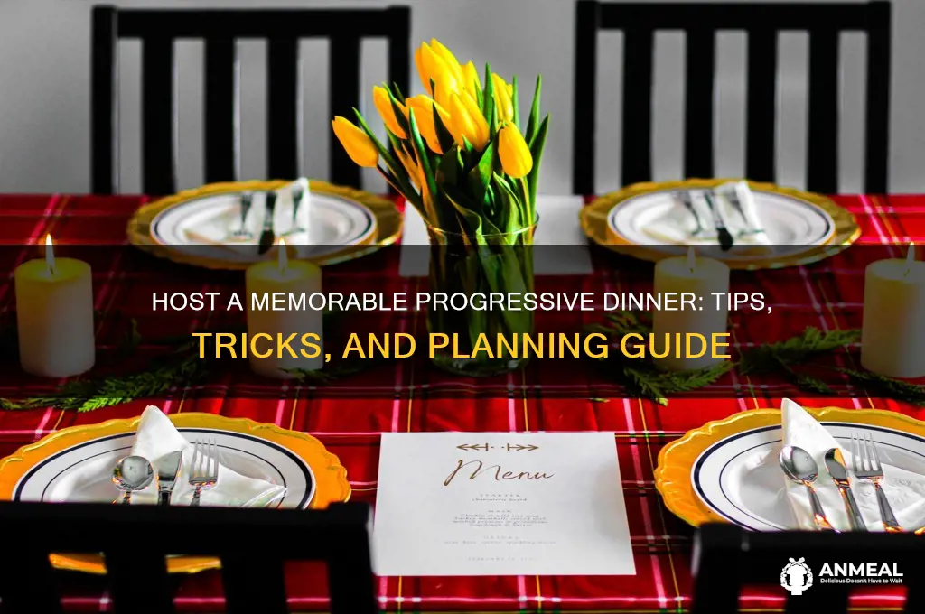 how do you do a progressive dinner