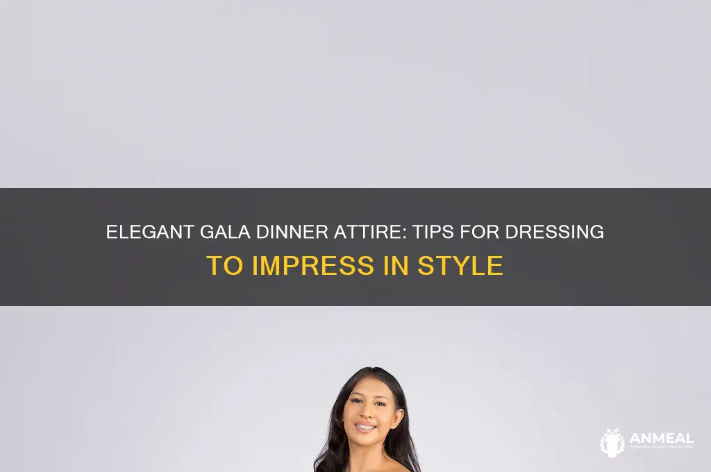 how do you dress for a gala dinner