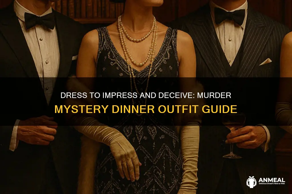 how do you dress for a murder mystery dinner