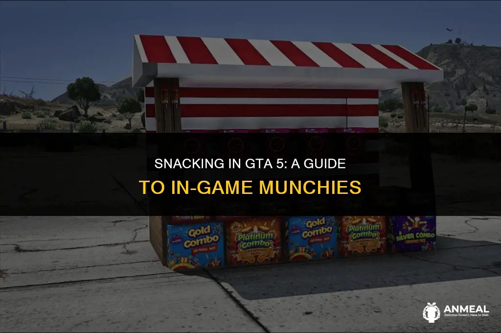 how do you eat snacks in grand theft auto 5