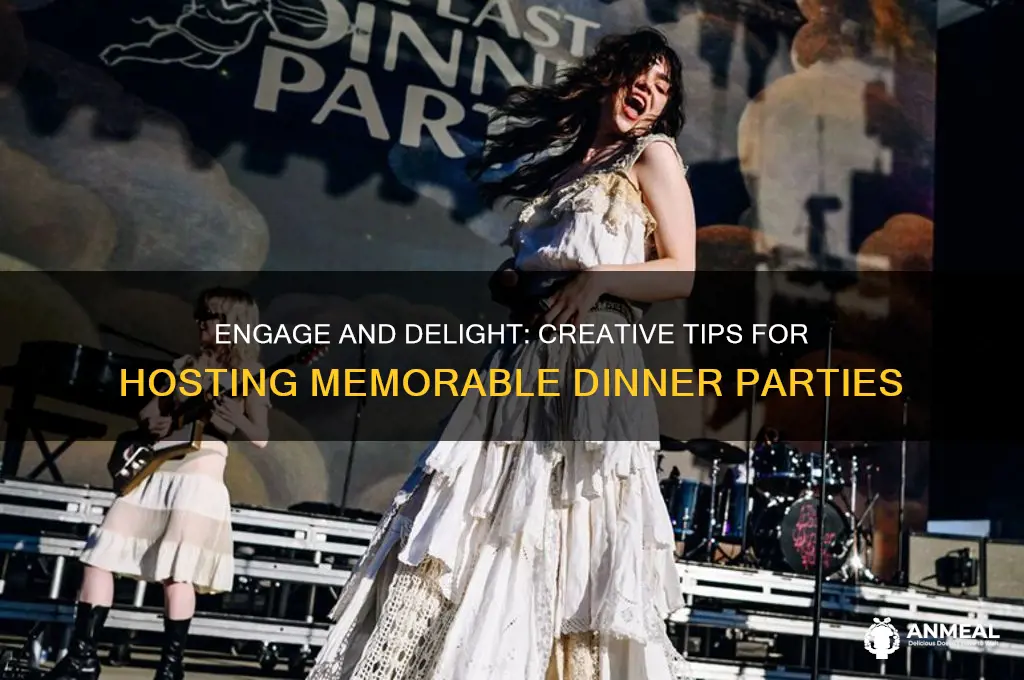 how do you entertain guests at a dinner party