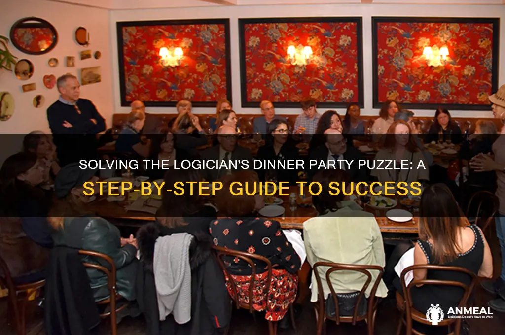 how do you finish the logicians dinner party