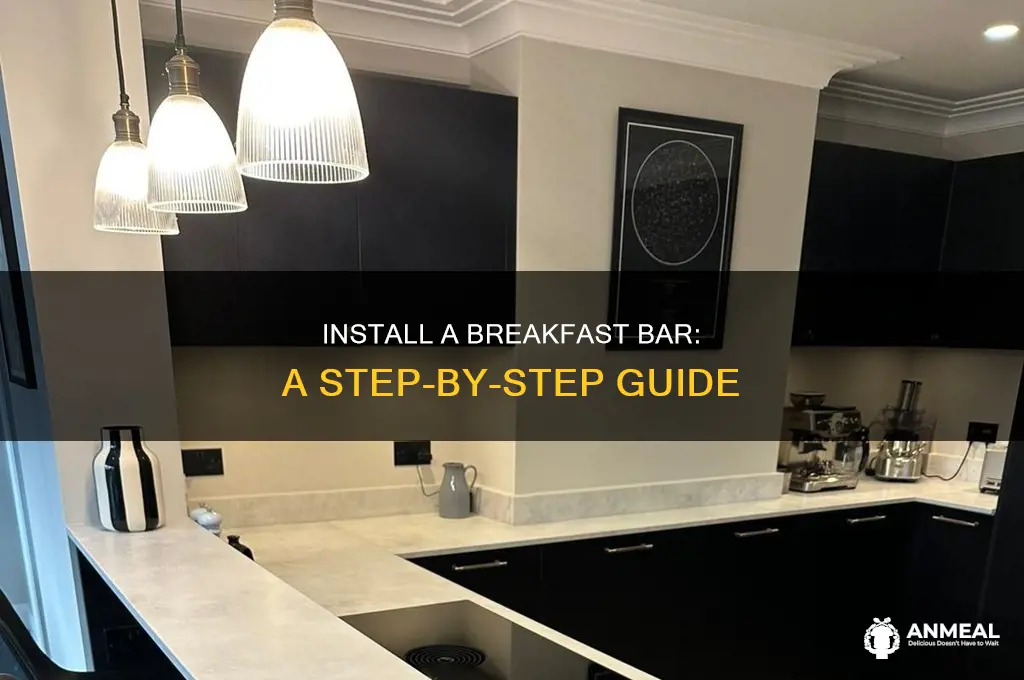 how do you fit a breakfast bar