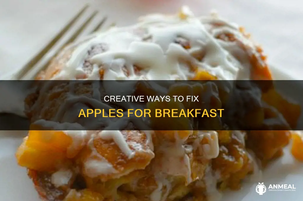 how do you fix apples as a breakfast side dishes