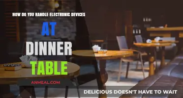 Dinner Etiquette in the Digital Age: Managing Devices at the Table