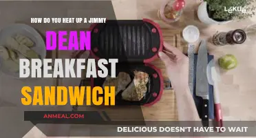 Quickly Heat Up Your Jimmy Dean Breakfast Sandwich