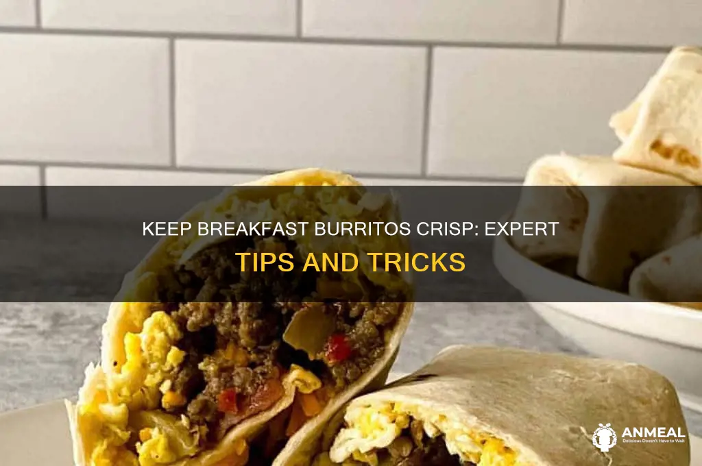 how do you keep breakfast burritos from getting soggy