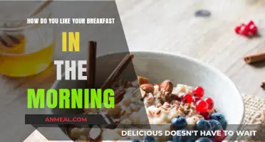 Morning Fuel: Breakfast Preferences and Personalized Energy Sources