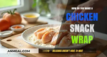 Delicious Chicken Snack Wrap: A Simple Recipe for On-the-Go