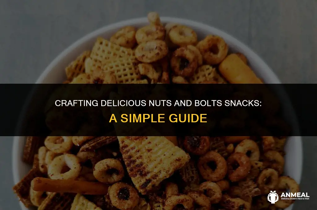 how do you make nuts and bolts snacks