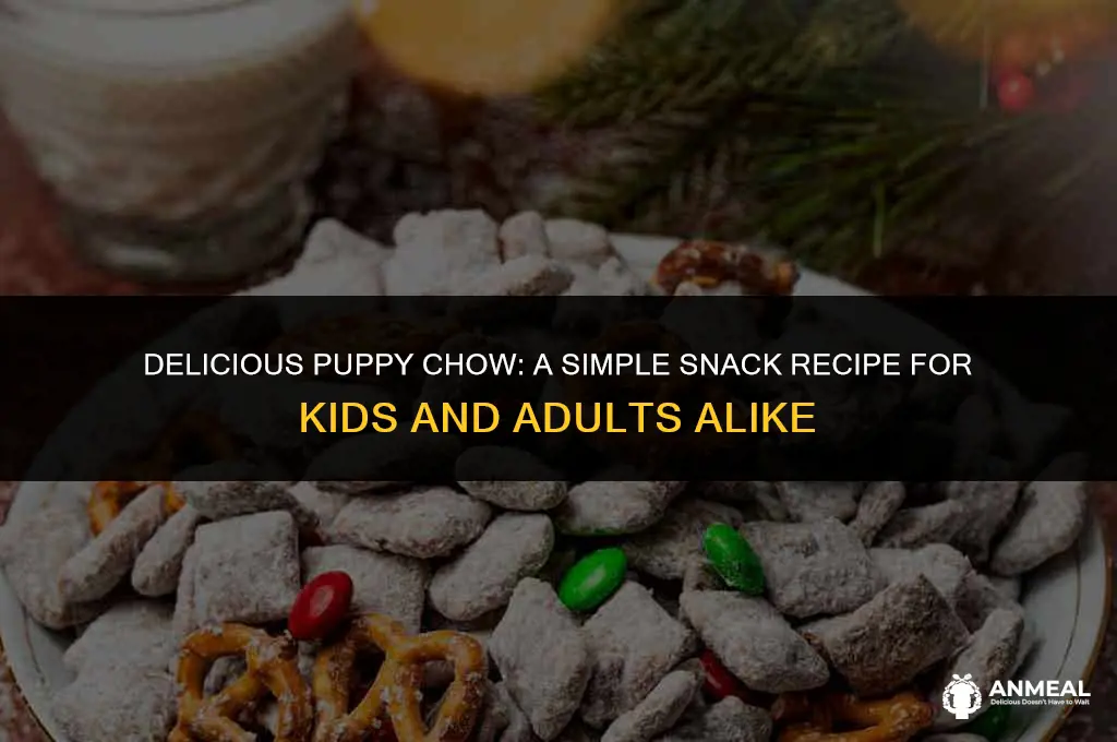 how do you make puppy chow snack