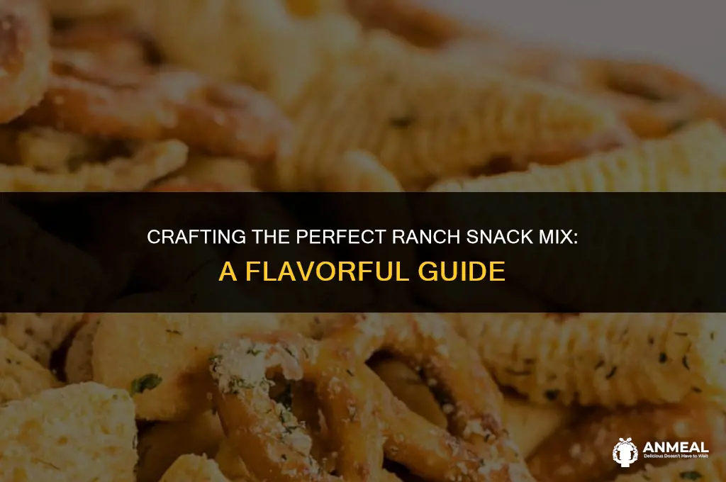 how do you make ranch snack mix