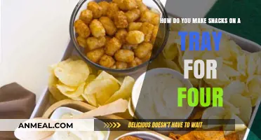 Snack Time Delight: Tray Treats for Four to Share