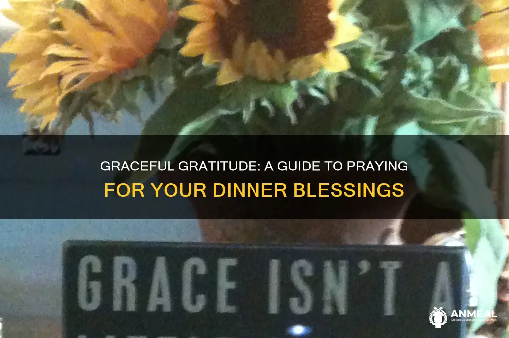 how do you pray for dinner