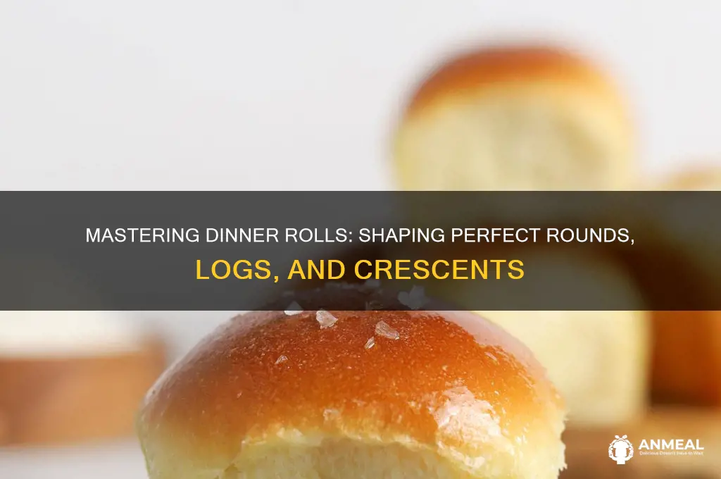 how do you prepare the basic shapes of dinner rolls