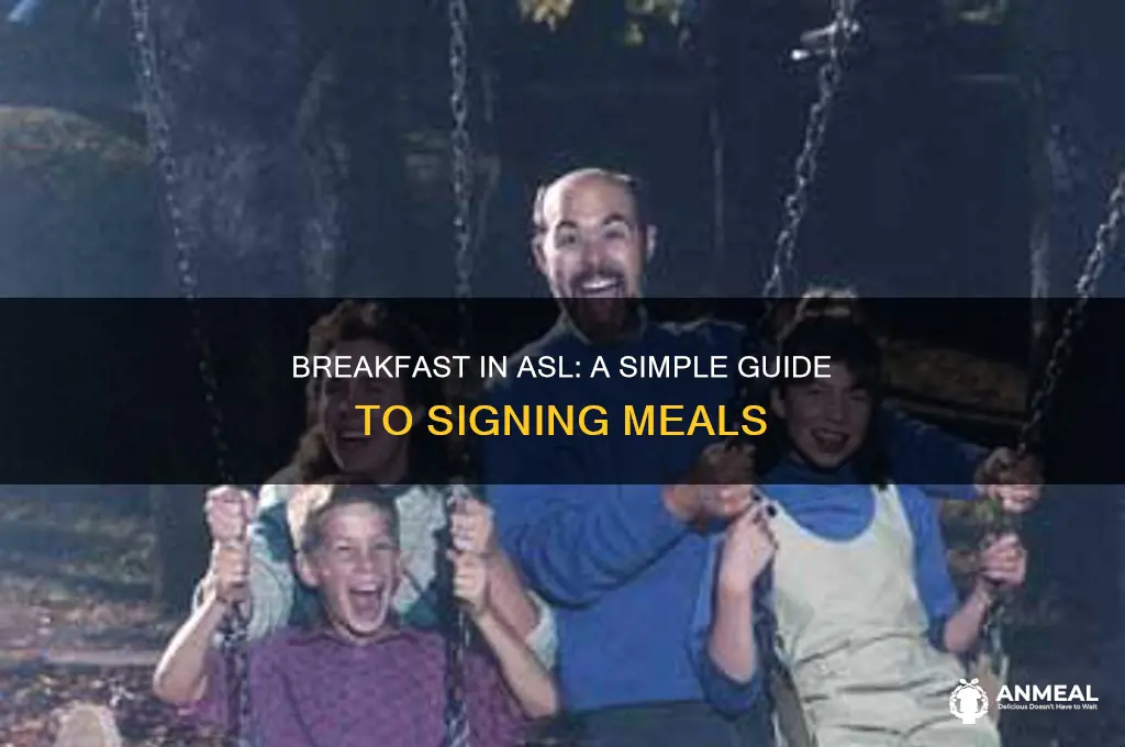 how do you say breakfast in asl