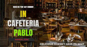 Dinner at Cafeteria Pablo: How to Say It Like a Local