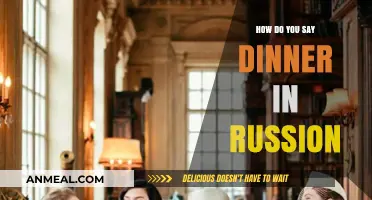 How to Say Dinner in Russian: A Quick Language Guide