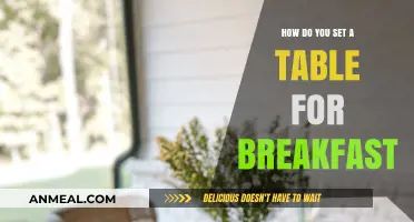 Setting a Breakfast Table: A Quick Guide