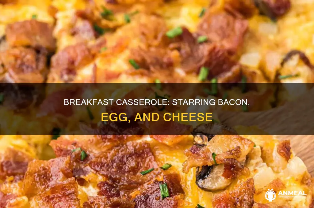 how do you use bacon in a breakfast casserole