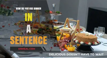 Mastering Dinner Usage: Creative Ways to Use Dinner in a Sentence