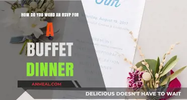 Crafting the Perfect RSVP for Your Buffet Dinner Invitation