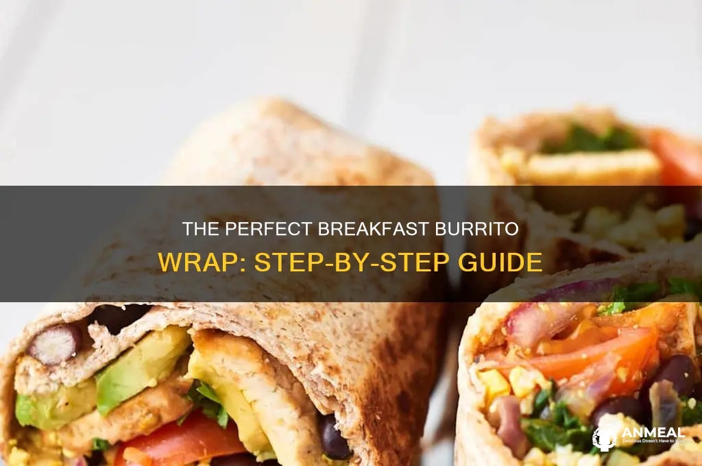 how do you wrap a breakfast burrito
