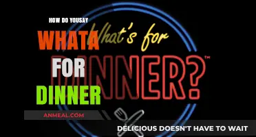What’s for Dinner? Mastering the Art of Asking in Any Language