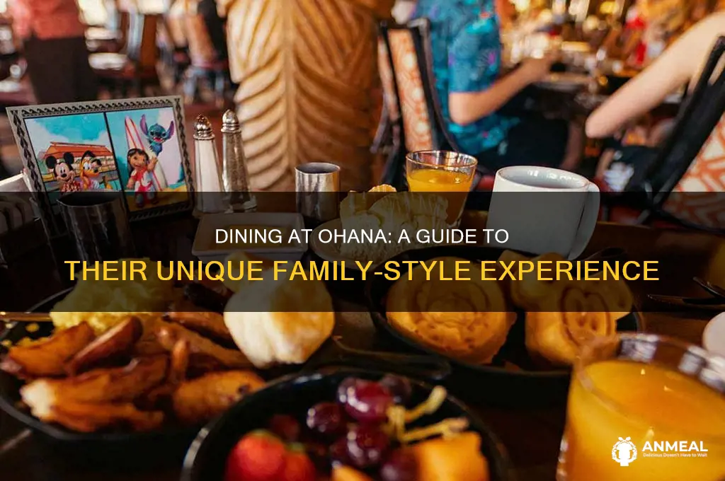 how does dinner at ohana work