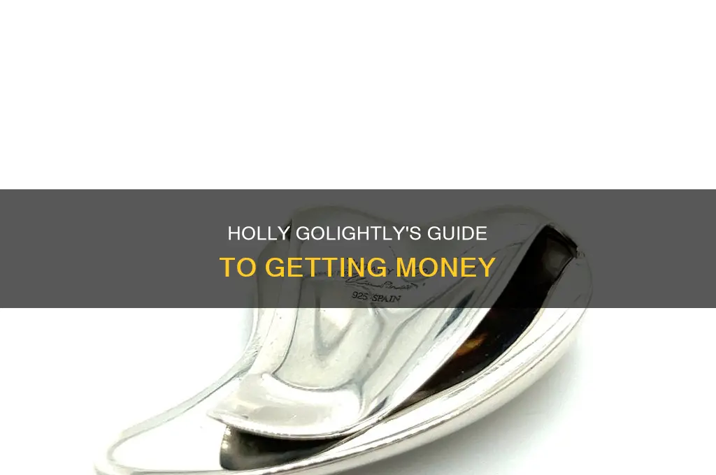 how does holly get money in breakfast at tiffanys