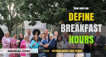 IRS Breakfast Hours: What Counts as Breakfast?