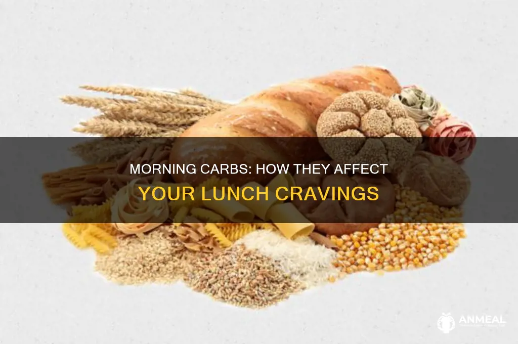 how does low carbs breakfast effect high carb lunch
