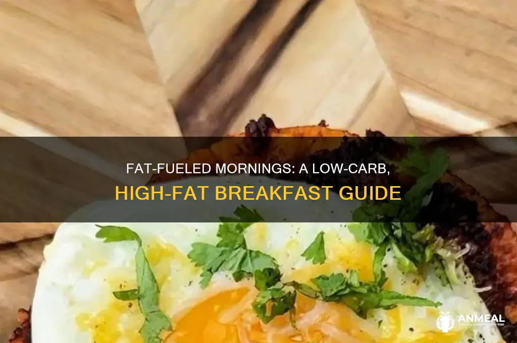 how does low carbs high fat breakfast