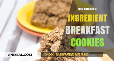 Simple Breakfast Cookies: Just 3 Ingredients!