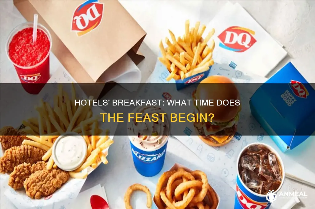 how early do hotels start making breakfast