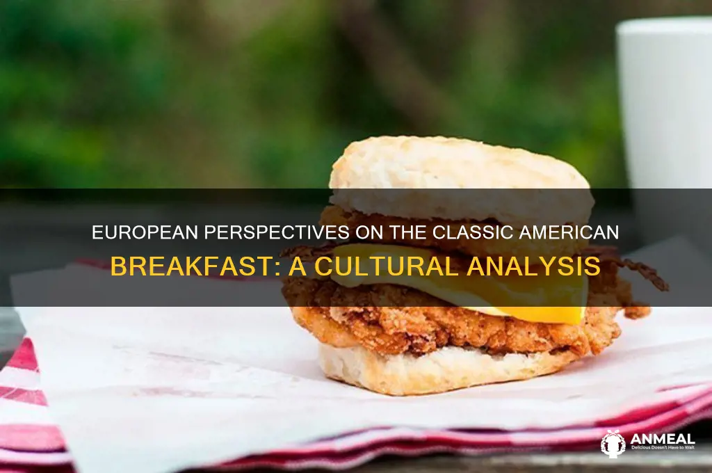 how europeans think american breakfast
