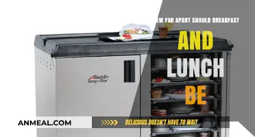 Spacing Breakfast and Lunch for Optimal Energy