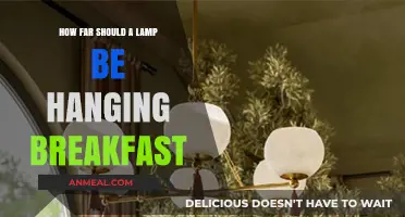 The Perfect Lamp Height for Your Breakfast Nook