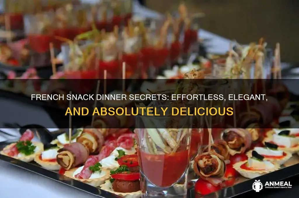 how french do snack dinner