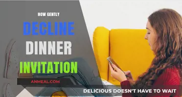 Gracefully Saying No: How to Decline Dinner Invitations with Kindness