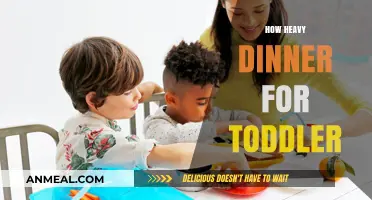 Toddler Dinner Portions: Balancing Nutrition and Lightness for Healthy Growth