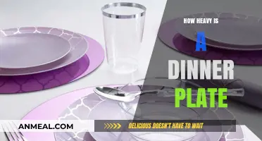 How Heavy is a Dinner Plate? Weighing the Facts