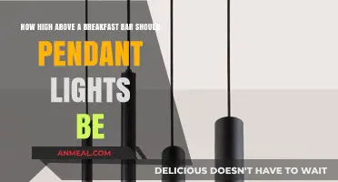 Pendant Lights: Ideal Height Above Your Breakfast Bar