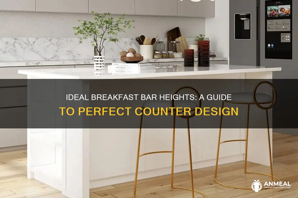 how high are breakfast bars