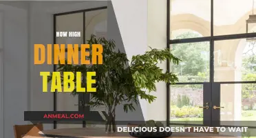 Choosing the Perfect Height for Your High Dinner Table