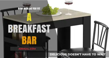 The Perfect Height for Your Breakfast Bar